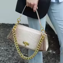 Leather Women's Chain Shoulder Bag