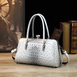 Rhinestone Crocodile Leather Women Handbag Set