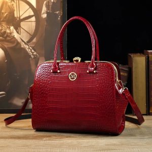 Crocodile Leather Women's Shoulder Bag