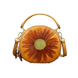 Genuine Leather Women's Retro Shoulder Bag