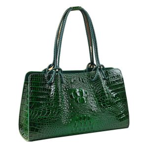 Genuine Leather Women's Crocodile Tote