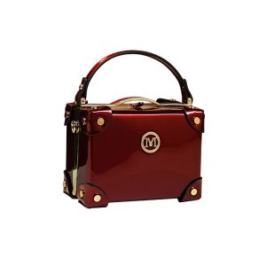 Leopard Leather Small Box Bag