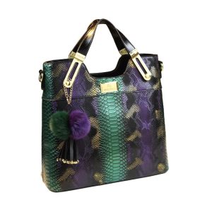 Serpentine Chain Tassel Tote Bag