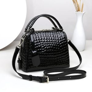 Genuine Leather Small Square Bag