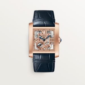 Tank Française skeleton watch