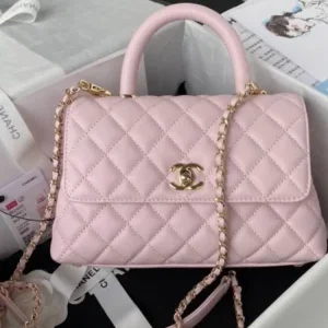 Chanel Coco Caviar Handle Bags 23cm