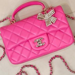 Chanel CC Classic Top Handle Flap Bags 20cm