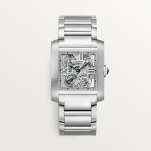 Tank Française skeleton watch