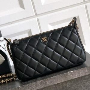 Chanel Coco Double Chain Pochette Bags 21cm