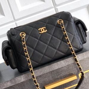 Chanel CLogo Bowling Bags 24cm