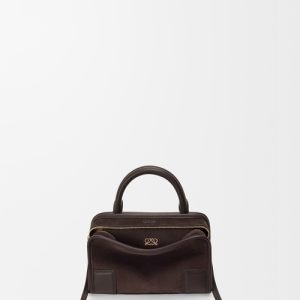 Loewe Mini Amazona 180 bag in suede A039AS4X13-0018