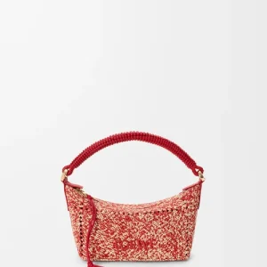 Loewe Cala mini bag in melange raffia A120HPLX16-7100