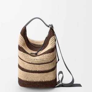 Loewe Loop bucket in raffia BB22LBMX04-9587
