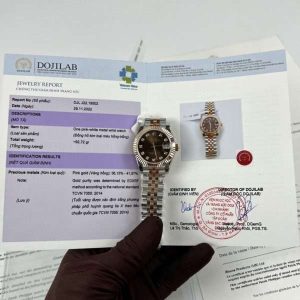 Rolex DateJust Women’s Genuine Gold Plated Brown Dial GM Factory 31mm