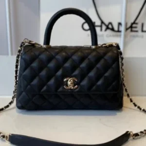 Chanel Coco Caviar Handle Bags 23cm