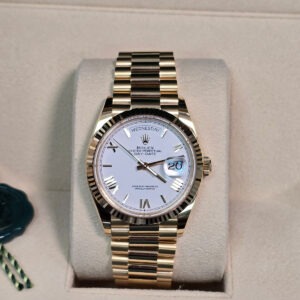 Rolex Day-date 36mm White Dial Roman Numbers President Bracelet – Swiss Super clone