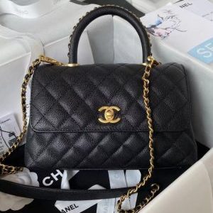 Chanel Coco Caviar Handle Bags 23cm