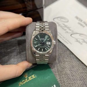 Rolex Replica 1:1 Watch DateJust 126234 Green Dial Jubilee Strap Factory VS 36mm
