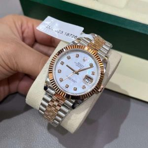 Rolex DateJust Gold-Plated Mother of Pearl Dial 41mm