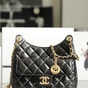 Chanel Coco Hobo Shiny Bags 22cm