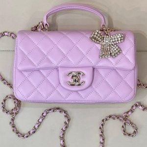 Chanel CC Classic Top Handle Flap Bags 20cm
