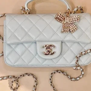 Chanel CC Classic Top Handle Flap Bags 20cm
