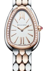 nan Serpenti Seduttori Steel And Rose Gold With Diamonds