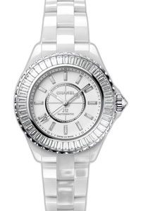 nan J12 Baguette Diamond Bezel