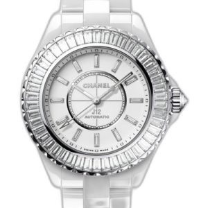 Chanel J12 Baguette Diamond Bezel