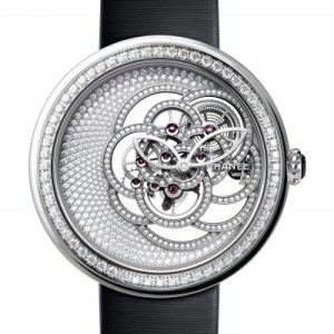 Chanel Mademoiselle Privé Camélia Skeleton Watch