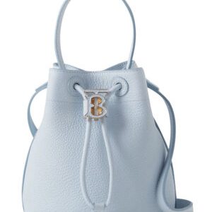 Burberry Mini TB Bucket Bag Blue