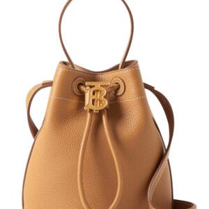 Burberry Mini TB Bucket Bag Coffee