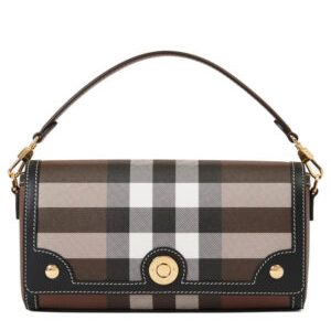 Burberry Top Handle Note Bag Black