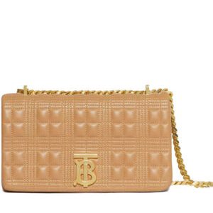 Burberry Small Quilted Lambskin Lola Bag Apricot