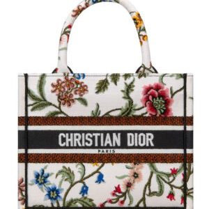 Christian Dior Small Dior Book Tote White