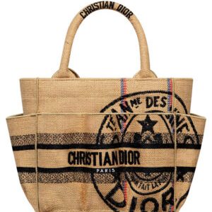 Christian Dior Small Catherine Tote Bag Apricot