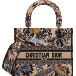 Christian Dior Medium Lady D-Lite Bag Apricot