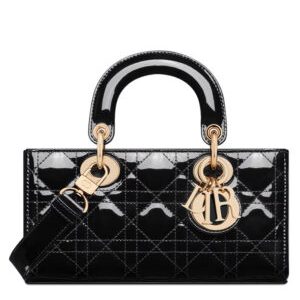 Christian Dior Small Lady D-Joy Bag Black