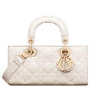 Christian Dior Small Lady D-Joy Bag Cream