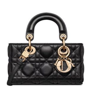 Christian Dior Micro Lady d-Joy Bag Black