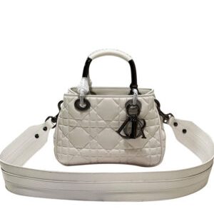 Christian Dior Small Lady 95.22 Bag Cream