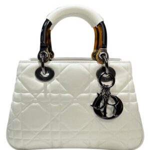 Christian Dior Small Lady 95.22 Bag Cream
