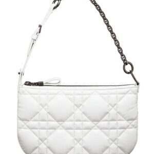 Christian Dior Mini Dior Caro Tulip Bag White