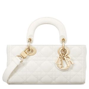 Christian Dior Small Lady D-Joy Bag Cream