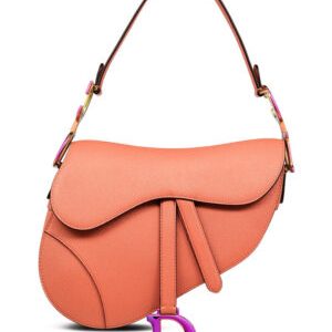 Christian Dior Saddle Bag Red