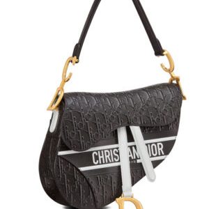 Christian Dior Saddle Bag Black