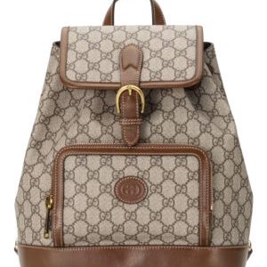 Gucci Backpack With Interlocking G 674147 Dark Coffee