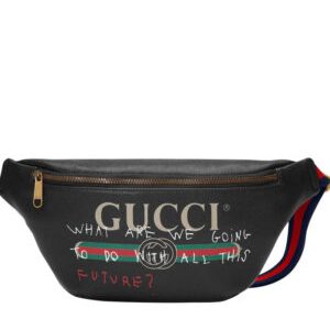 Gucci Coco Capitan logo belt bag 493869 Black