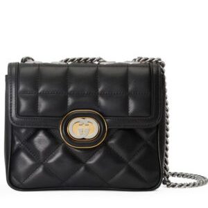 Gucci Deco Mini Shoulder Bag 741457 Black