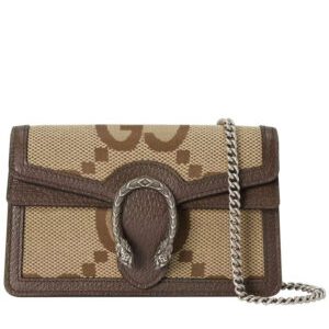Gucci Dionysus Jumbo GG Super Mini Bag 476432 Brown